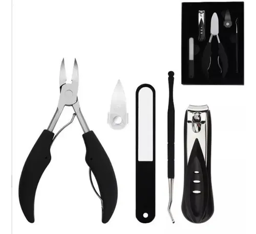 – Set De Pedicura Y Cortaúñas De Acero Inoxidable =