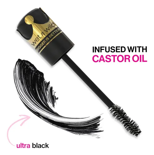 Wet n Wild Mascara de Pestañas Big POPPA Washable Color Negro Blackest Black