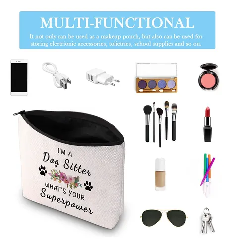 Bolsa De Maquillaje Cosmética Gjtim Dog Sitter Dog Lover Can