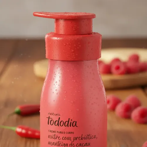 Natura Crema Corporal Tododia Frambuesa Y Pimienta Roja